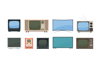 Tv set collections. Gadgets for streaming news broadcasts movies films