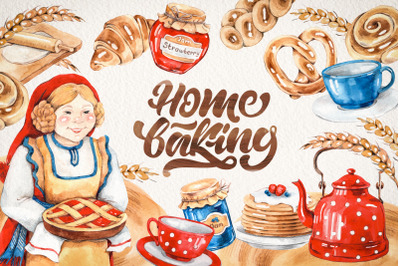 Scandinavian home baking set