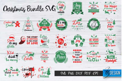 Christmas SVG Bundle. Christmas Ornament. Christmas Quotes 1