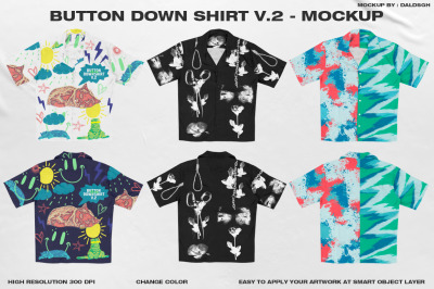 Button Down Shirt V.2 - Mockup