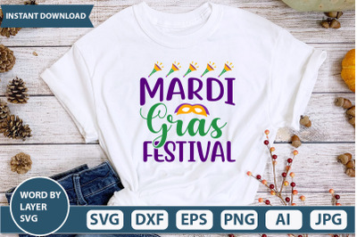 Mardi Gras Festival SVG cut file