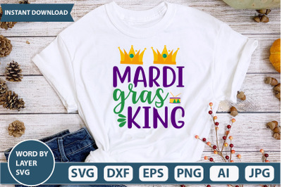 Mardi Gras King SVG cut file