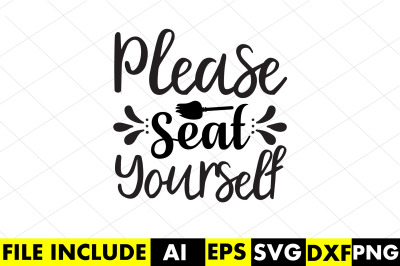 please seat yourself