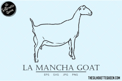 La Mancha Goat Vector