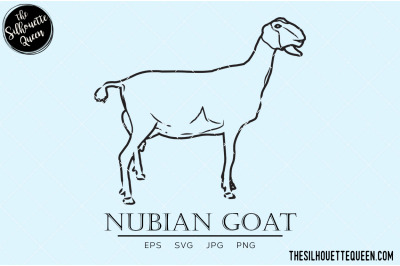 Nubian Goat Vector