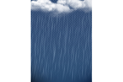 Rain realistic. Weather season autumn rainy clouds falling weather dro