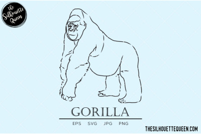 Gorilla Vector