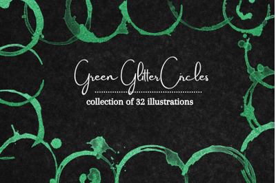 Green Stains Clipart Collection