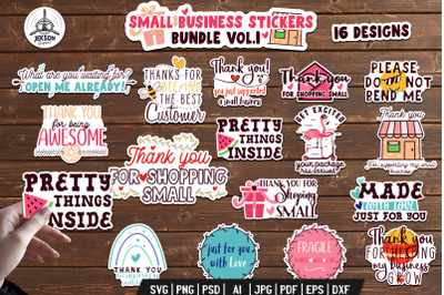 Small Business Stickers Bundle.Vol.1