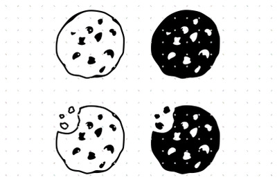 Chocolate Chip Cookie SVG