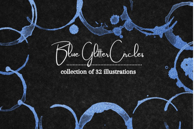 Blue Stains Clipart Collection