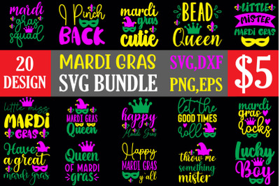 mardi gras svg bundle