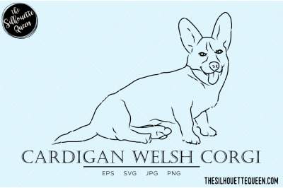 Cardigan Welsh Corgi Sketch