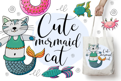 Cute mermaid cat &amp;amp; More