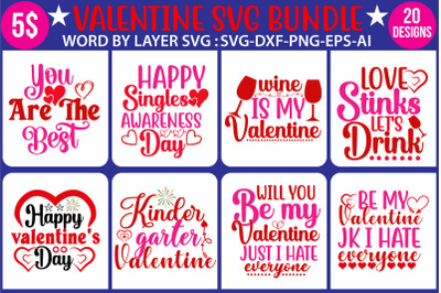 VALENTINE SVG BUNDLE