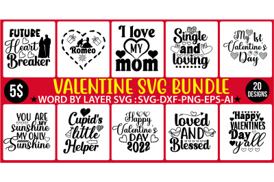 VALENTINE SVG BUNDLE