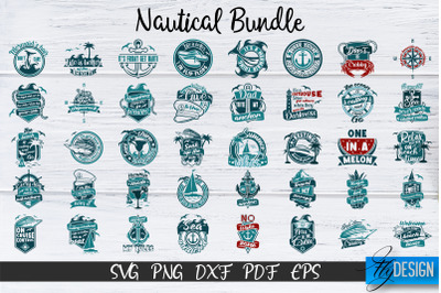 Nautical SVG Bundle | Summer Quotes SVG | Anchor SVG | Beach