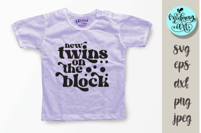 New twins on the block svg, funny kids svg