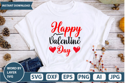 Happy Valentine Day SVG cut file