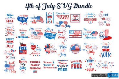 4th of July SVG Bundle. Patriotic Bundle American Quotes SVG