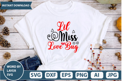 Lil Miss Love Bug SVG cut file