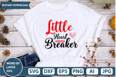 Little Heart Breaker SVG cut file