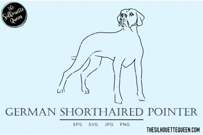 German Shorthaired Pointer Sketch