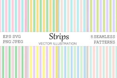 Strips pattern. Strips digital paper. Strips backgrounds