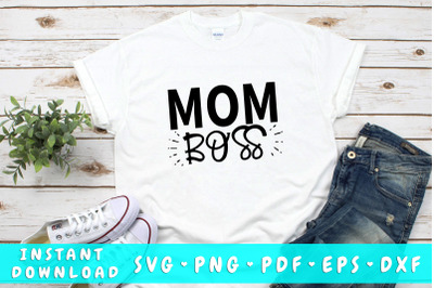 Mom boss SVG