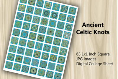 Digital Collage Sheet - Celtic Knots