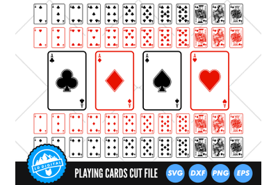 Playing Cards SVG | Playing Cards Cut File | Poker SVG