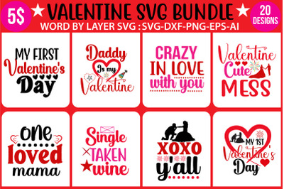 VALENTINE SVG BUNDLE&nbsp;