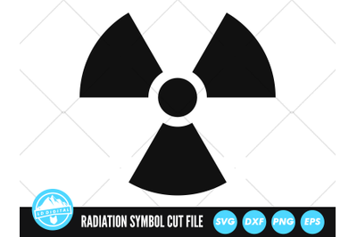 Radiation Symbol SVG | Radiation Symbol Cut File |  Radiation Icon SVG