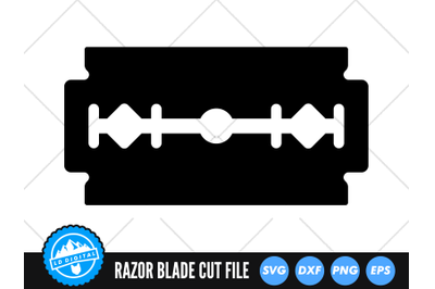 Razor Blade SVG | Barber Shop Cut File | Shaving Razor SVG