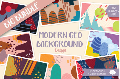Geometric Modern Background | Colored Abstract Backdrop