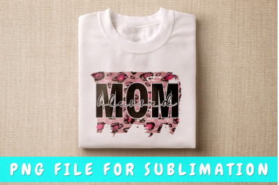 Blessed mom PNG for sublimation