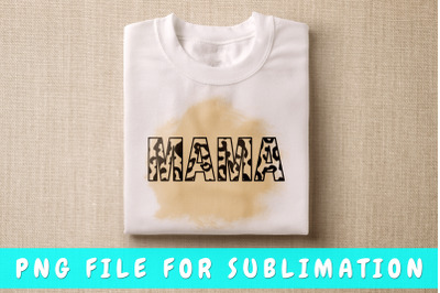 Mama leopard PNG for sublimation