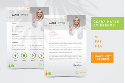 Clara Hayes - CV Resume Template