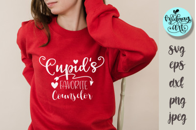 Cupid&#039;s favorite counselor svg, Love svg