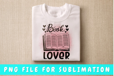 Book lover PNG for sublimation