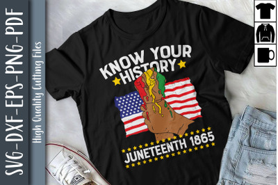 Know Your History Juneteenth 1865