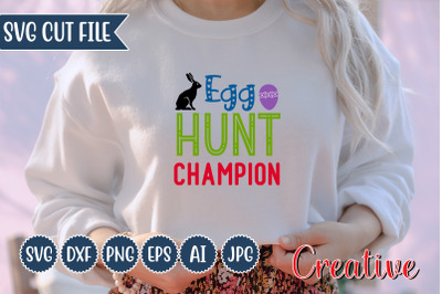 Egg Hunt Champion svg Design