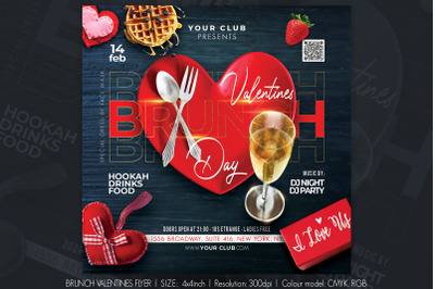 Valentine Brunch Flyer