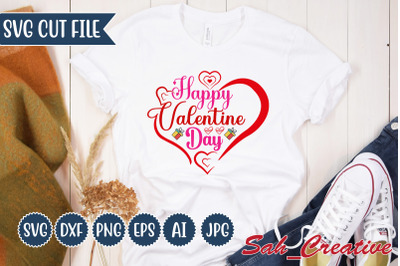 Happy valentine day svg Design