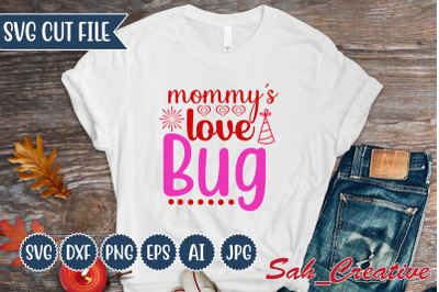 mommy&#039;s love bug svg