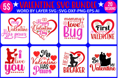 VALENTINE SVG BUNDLE