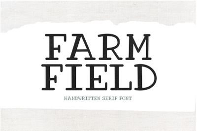 Farm Field - Farmhouse Serif Font