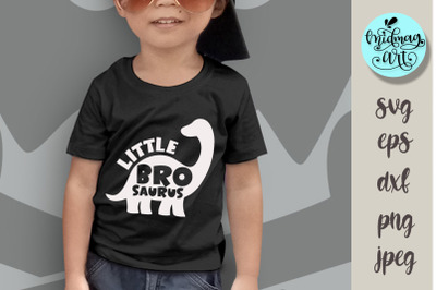 Little bro saurus svg, Funny kids svg