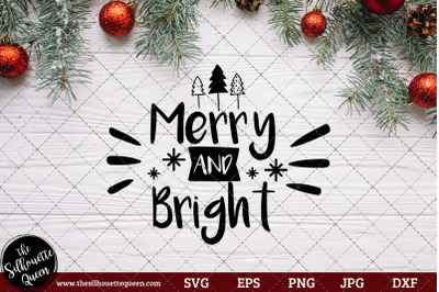 Merry And Bright Saying/ Quote