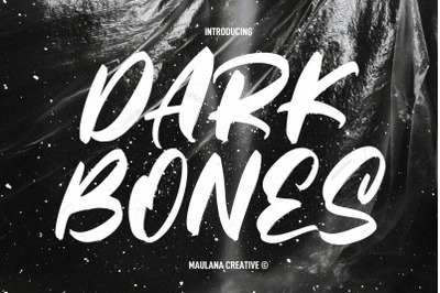 Darkbones Handwritten Display Font